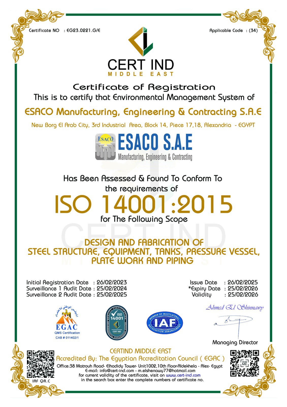 ISO 14001:2015