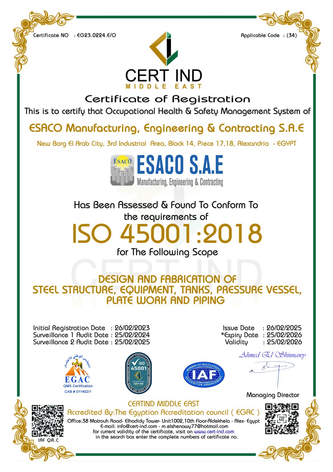 ISO 45001:2018